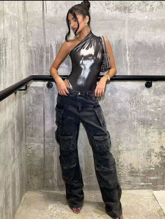 Блискуче боді металік S