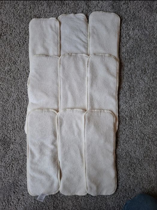 Resguardos de Bambu para fraldas reutilizáveis