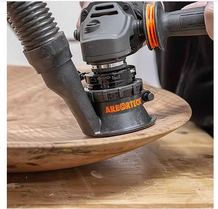 Przystawka na szlifierkę kątową do robienia mis kul z drewna ARBORTECH