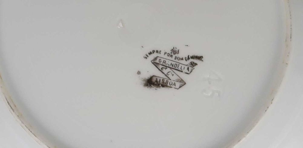 Prato de torradas porcelana Séc. XIX/XX (Grandella)