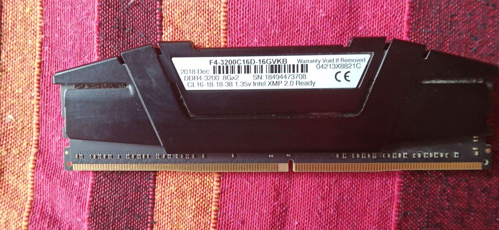Memoria ddr4 16gb 3200mhz