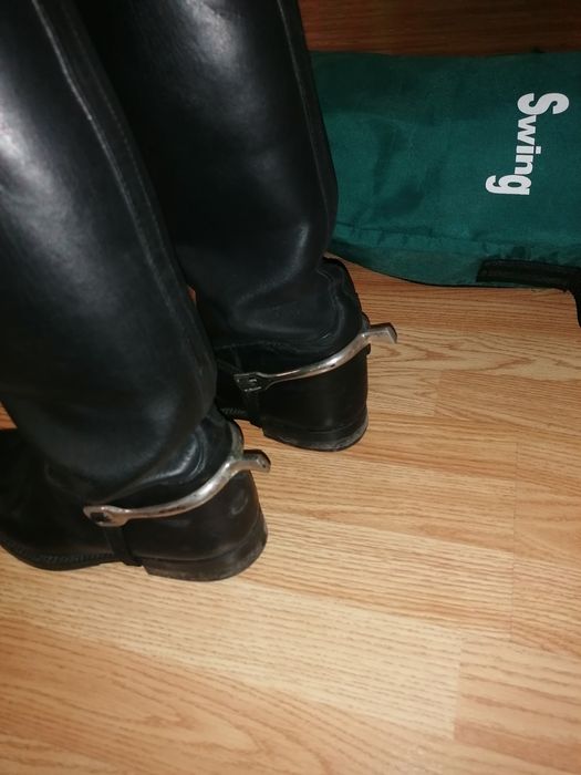 Botas de equitação / montar em pele