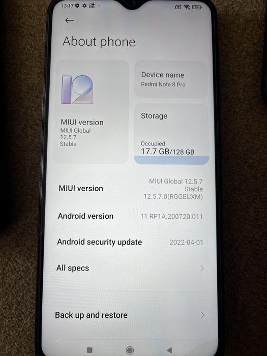 Redmi note 8 pro 6gb 128gb - como novo
