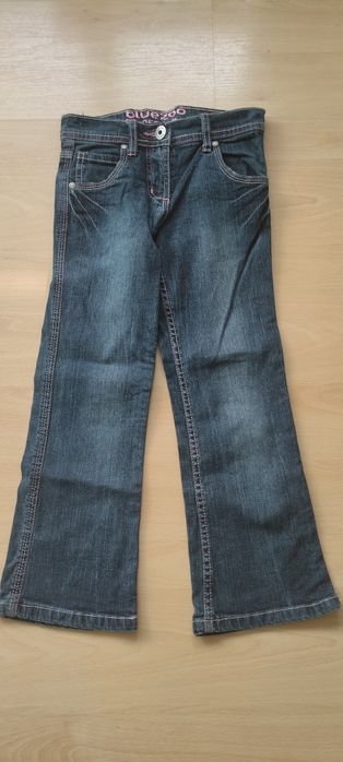 Jeansy Blue Zoo r.116 dzwony bootcut L6