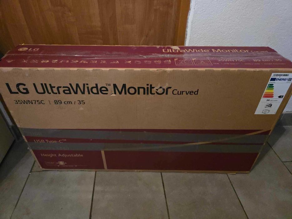 Monitor LED LG 35WN75C-B 35 " 3440 x 1440 px -20% Gwarancja 3lata!