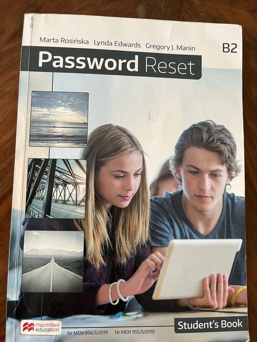 Password Reset B2 podręcznik. Macmillan nowa podstawa