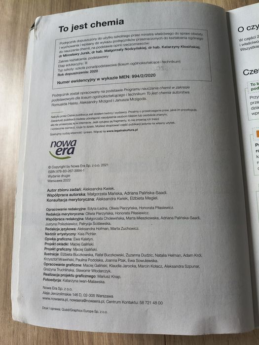 Podręcznik do chemi