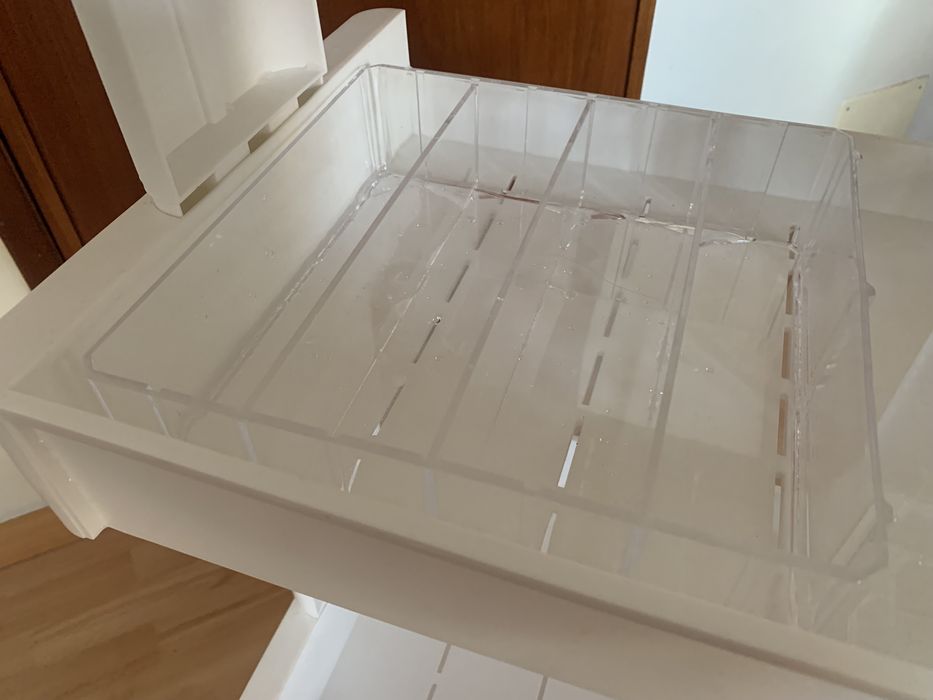 Kit Organizador de maquilhagem com acrílico transparente (5 caixas)