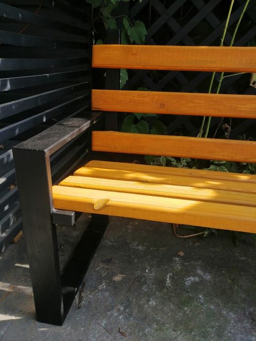 Stylowa Ławka Ogrodowa na Podwórko