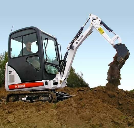 Мініекскаватор, гідромолот, ямобур, бобкат, Bobcat, маніпулято