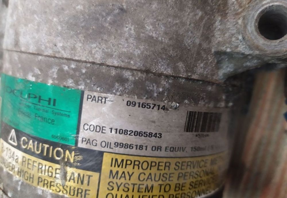 Compressor AC Opel Astra G 1.4 16V 09165714