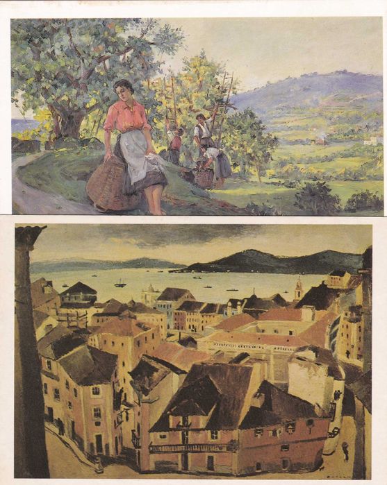 Postais pinturas de autores Portugueses