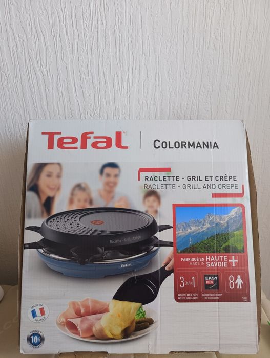 Tefal nowy grill raclette crepe 3 w 1 colormania