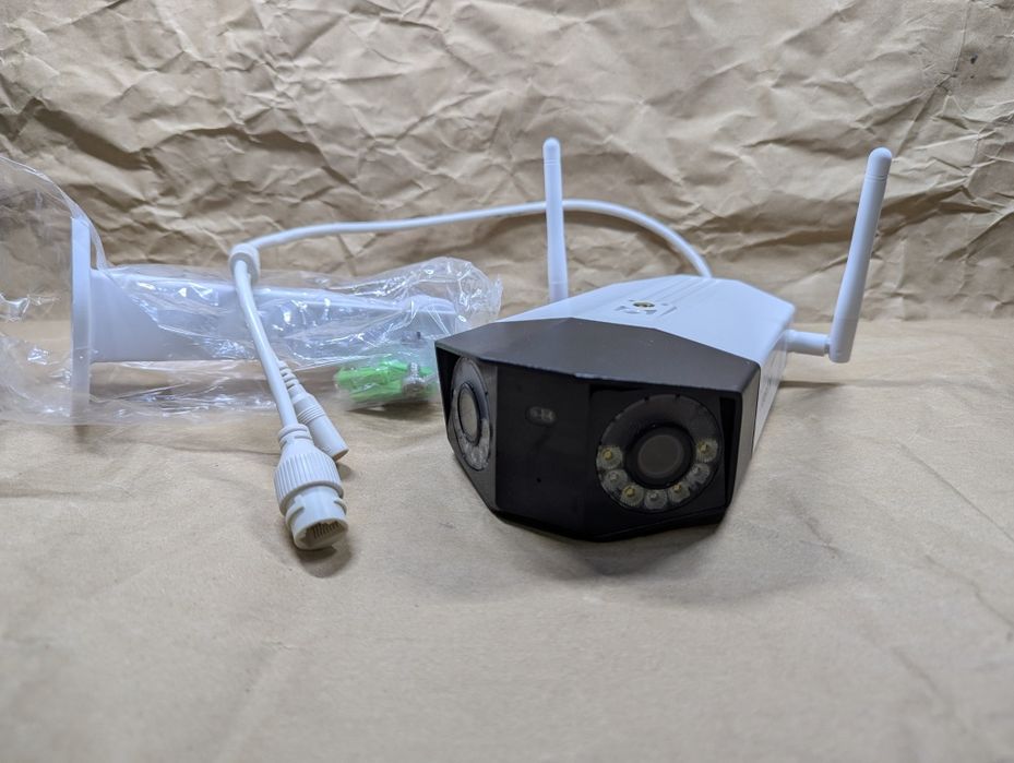 Панорамна IP-камера Reolink Duo WiFi 4MP (2K) Кут 150° Двооб’єктивна