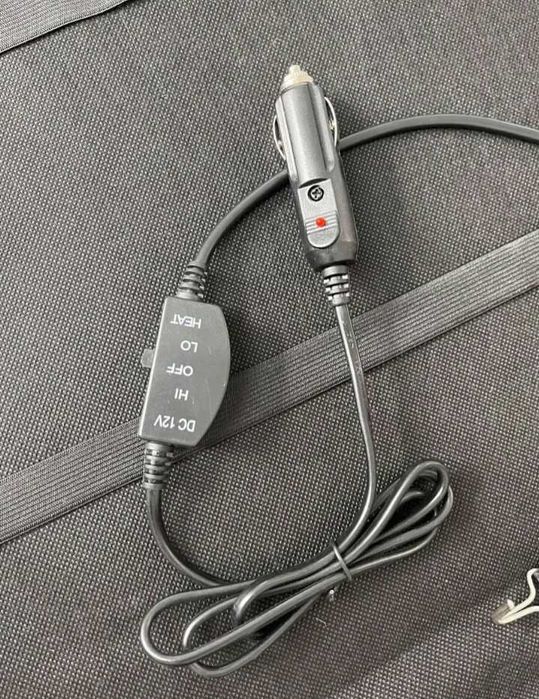 Накидка з підігрівом для автомобільного сидіння