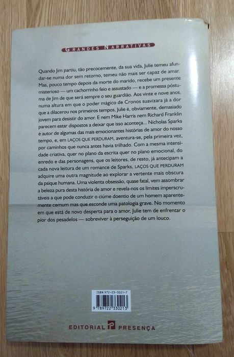 Livro "Laços que Perduram"