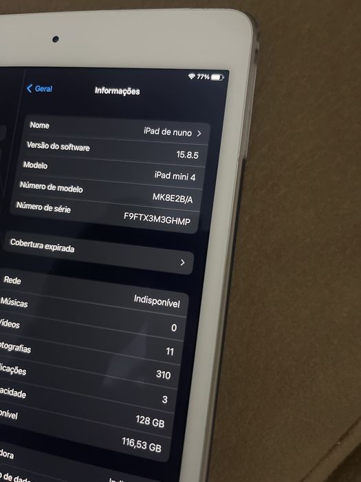 iPad  mini 4 geracao