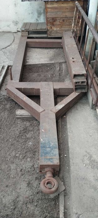 Продам раму з катоком 2,2 м і колесами для саморобної БДТ