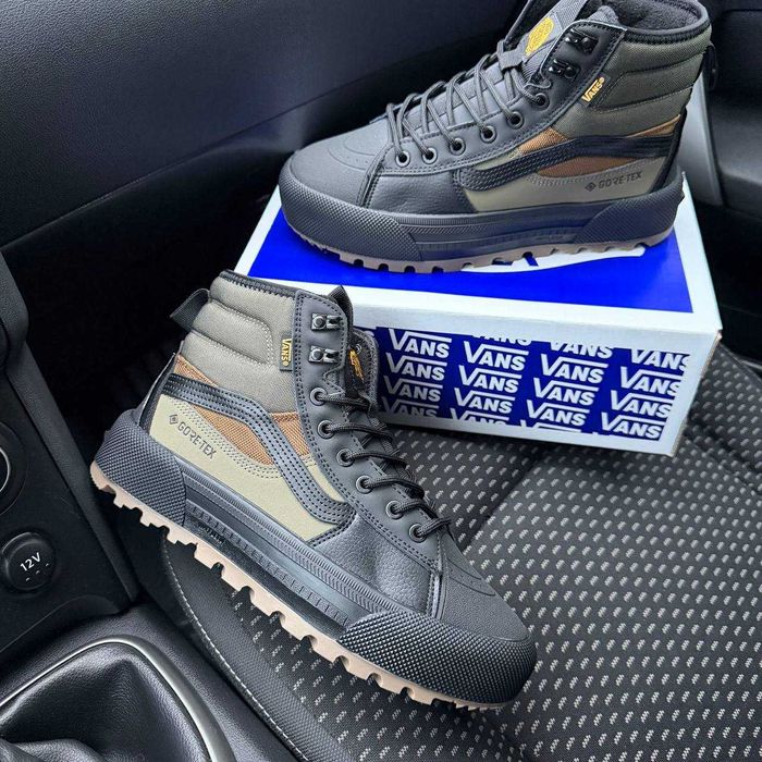 !ХУТРО! Vans Old Skool MTE 1 (Gore-Tex) Black/Khaki 41 42 43 44 45 46