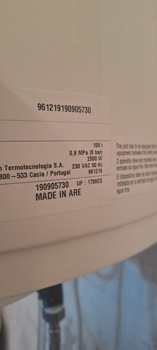 Termo acumulador  Vulcano