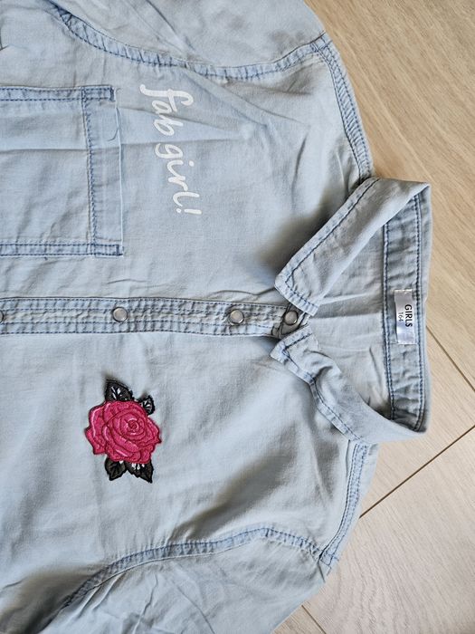 Koszula dżinsowa jeans , r.164