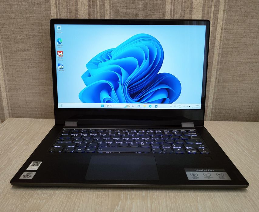 Lenovo Flex 5 14" IPS FHD, Core i5-1035G1, 16 GB DDR4, 512 Gb SSD