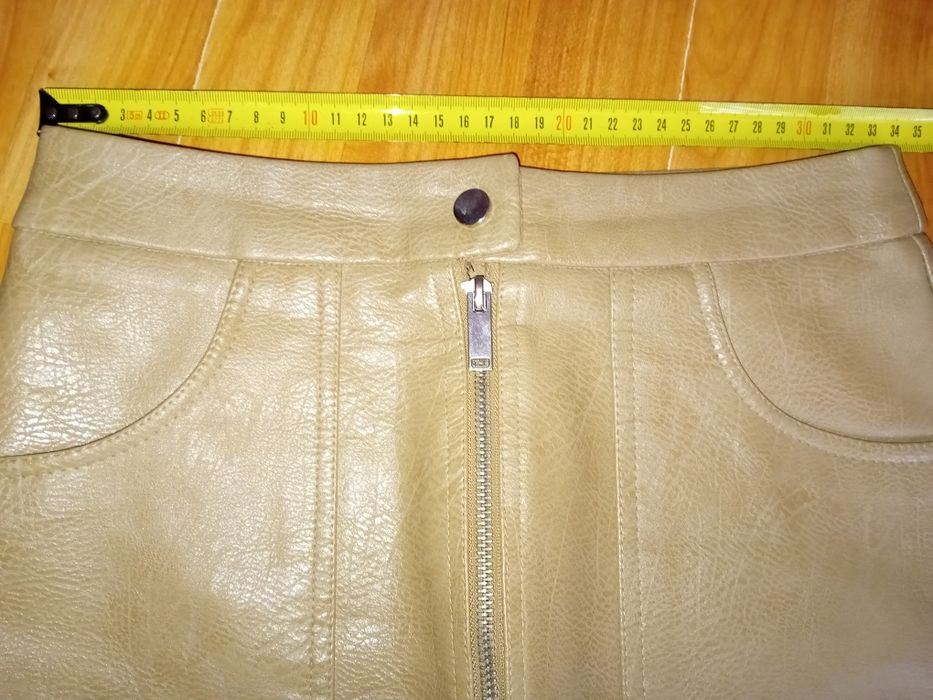 Skórzana spódnica rozm 34