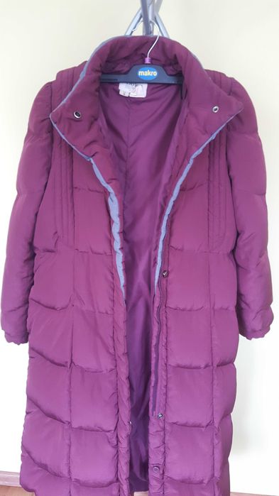 Płaszcz zimowy damski - pikowany