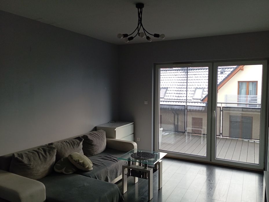 Mieszkanie 50 m² – 2 pokoje, balkon, garaż podziemny