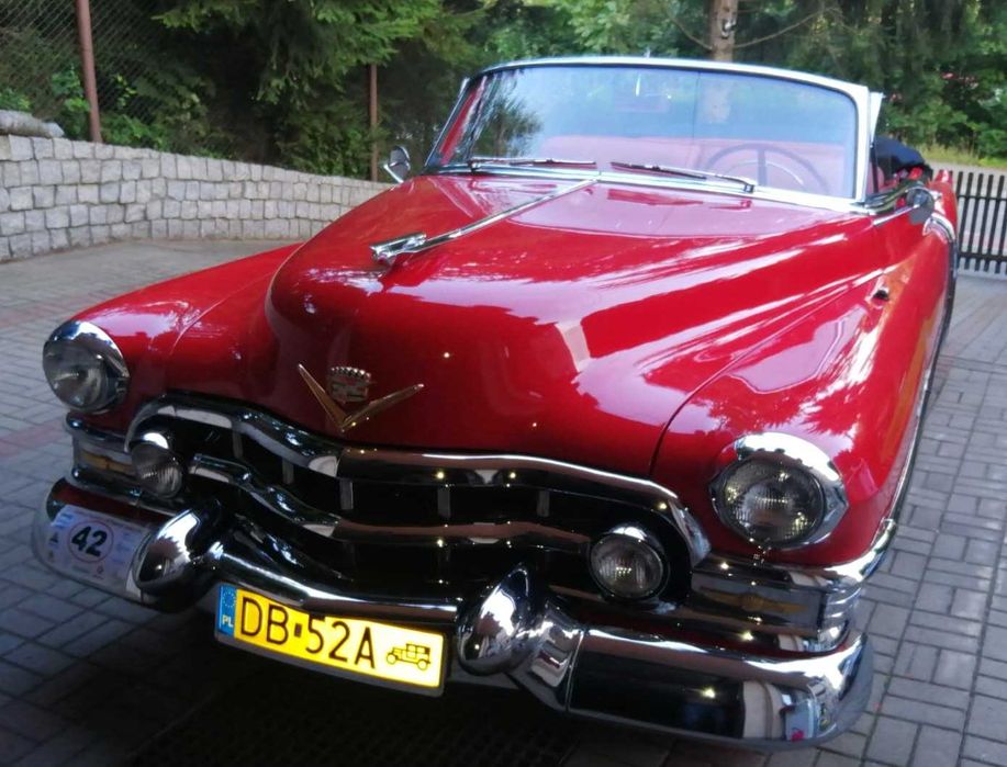 Auto zabytkowe do ślubu jedyny w Polsce Cadillac 1952 Cabrio