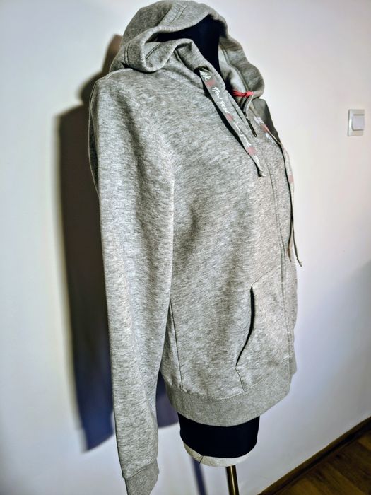 Szara mięciutka bluza dresowa damska r. M
