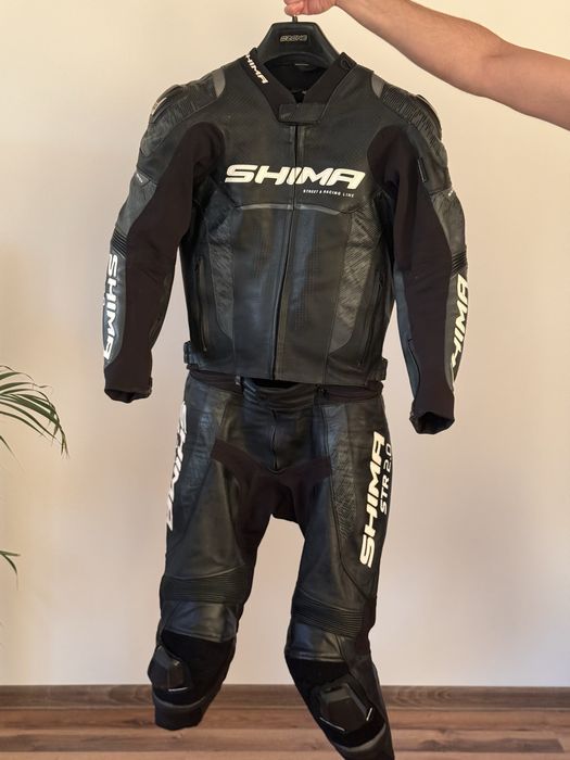 Kombinezon dwuczęściowy SHIMA str 2.0 black czarny szary