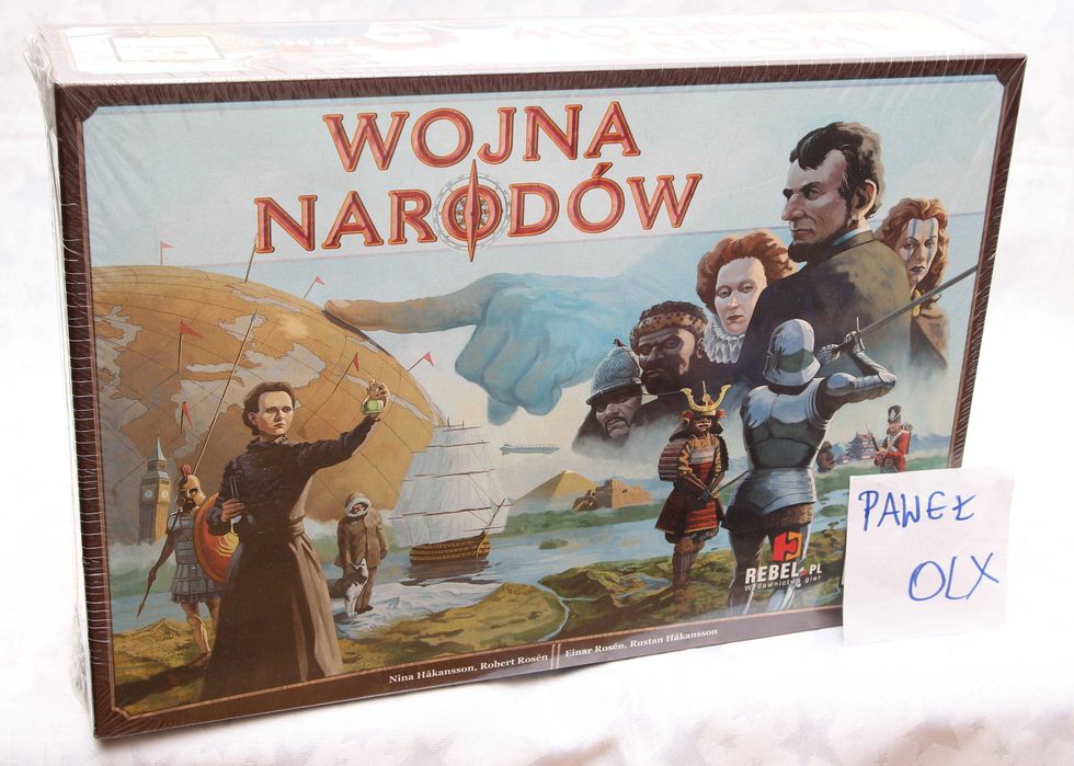 Gra planszowa Wojna Narodów PL