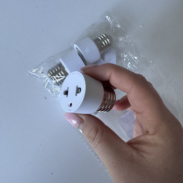 Адаптер-перехідник для лампи з датчиком руху (цоколь E27)