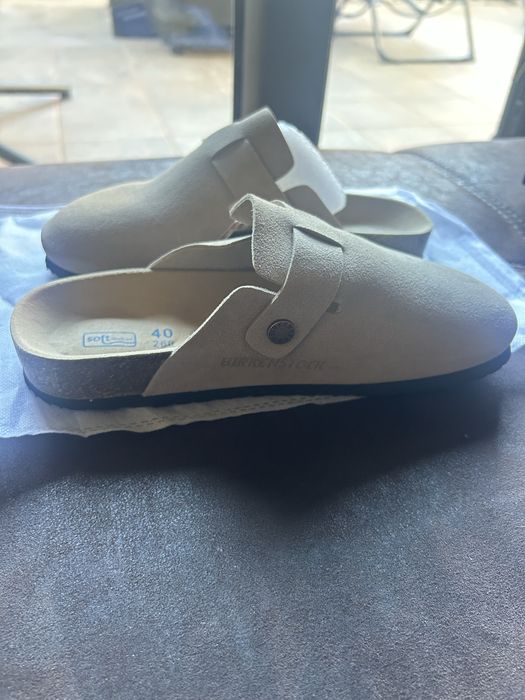 Birkenstock novas com caixa e etiquieta