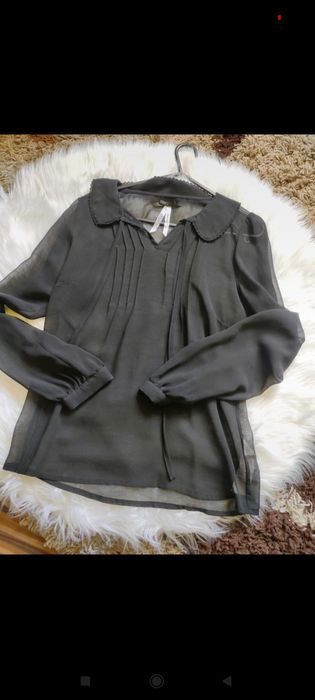 Bluzka czarna mgiełka 36
