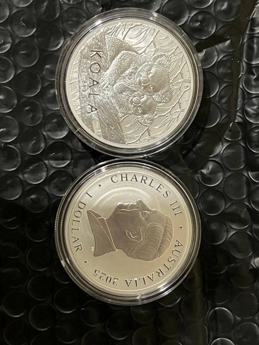 **Срібна монета "Коала"**