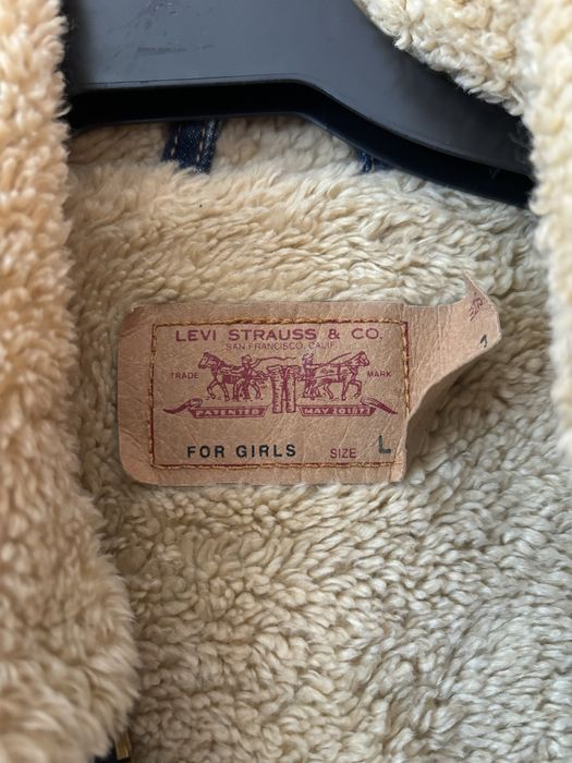 Casaco de Ganga Levis com pelo (sherpa)