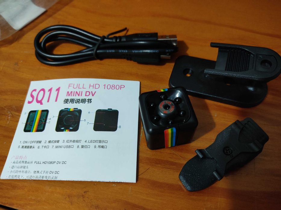 Spycam Dashcam Camera for Recording, Surveillance, Video, and Photos – Compact SQ11 Cam64740676982403121