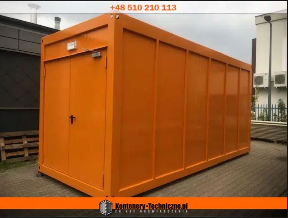 Kontener Pompy PPOŻ Dwumodułowy 4,0mX4,5mX2,8m - PRODUCENT NA WYMIAR