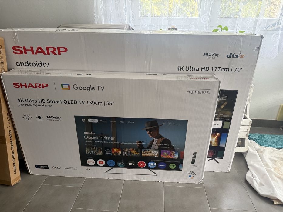 Telewizor Sharp 55 qled nowy