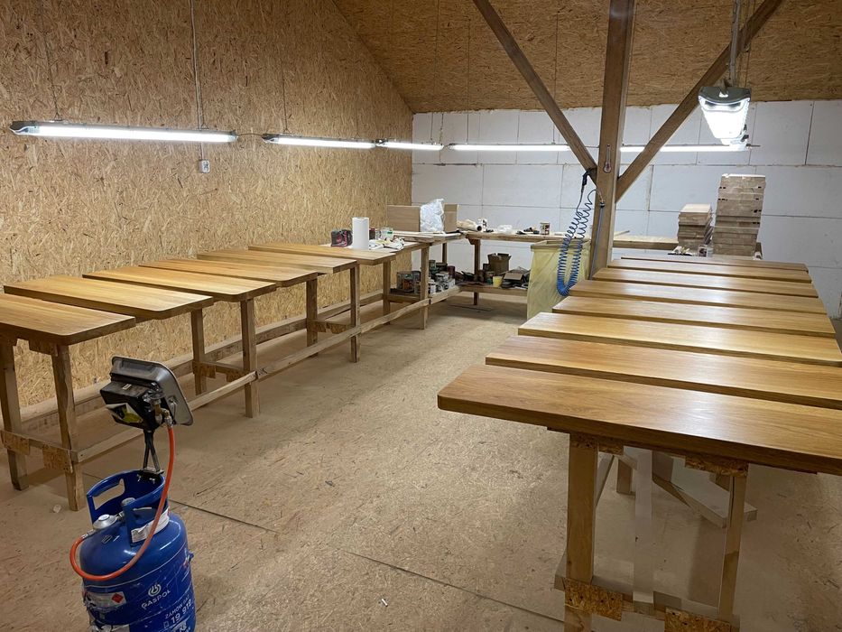 Deski dębowe, suche, trepy, stopnie gotowe