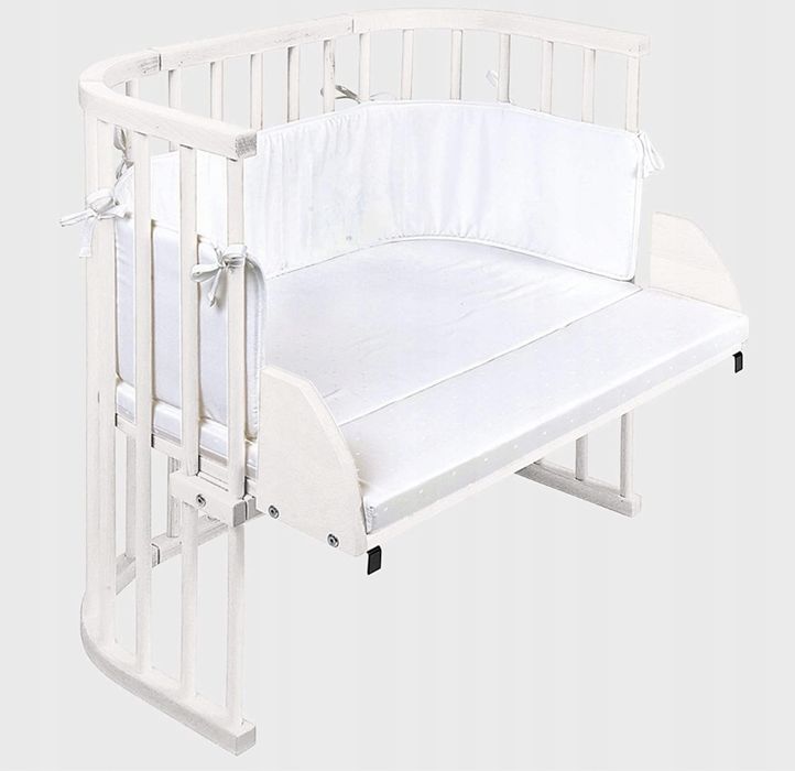 Przedłużenie do łóżeczka Babybay białe 15 cm