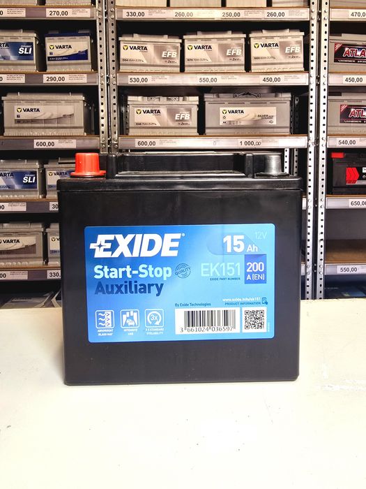Akumulator Exide EK151 12V 15Ah pomocniczy do Volvo