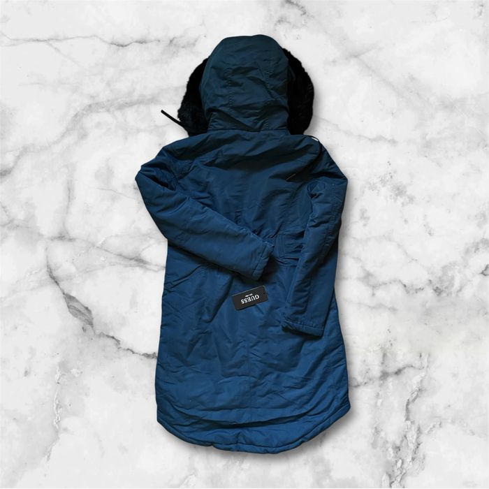 -55% S 44 Guess куртка парка женская синяя синя пальто 44 с