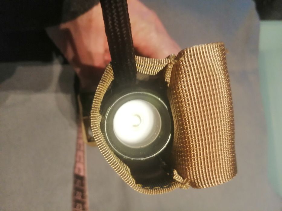 Bolsa em camuflado com lanterna