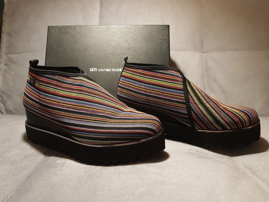 Kolorowe buty na koturnie United Nude r. 41