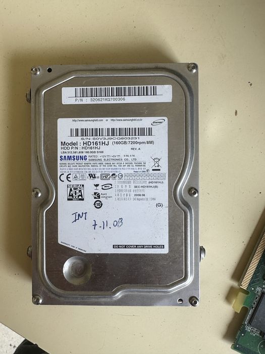 Disco rigido SATA 160gb