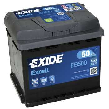 Akumulator Exide 50Ah 450A EB500 P+ Excell Bohaterów Warszawy 24/26