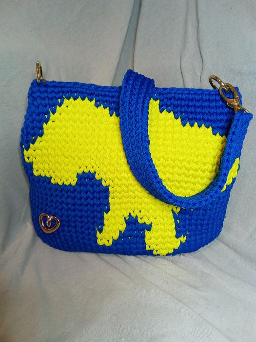 Torebka zwązane ręszne